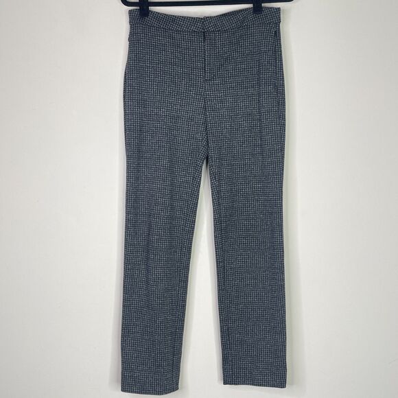 Banana Republic Slim 24 Hour Ponte Houndstooth Pant Women's Size 6 - Picture 1 of 7